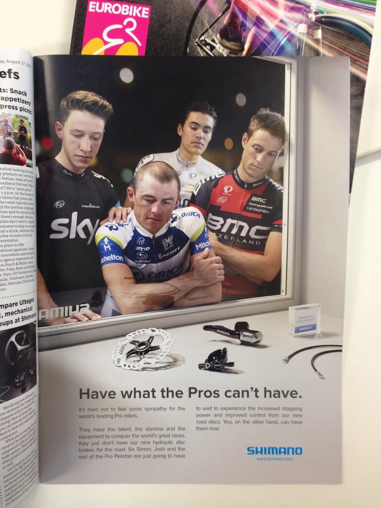 Photo: are pro cyclists being left on the outside when it comes to having the best gear? 