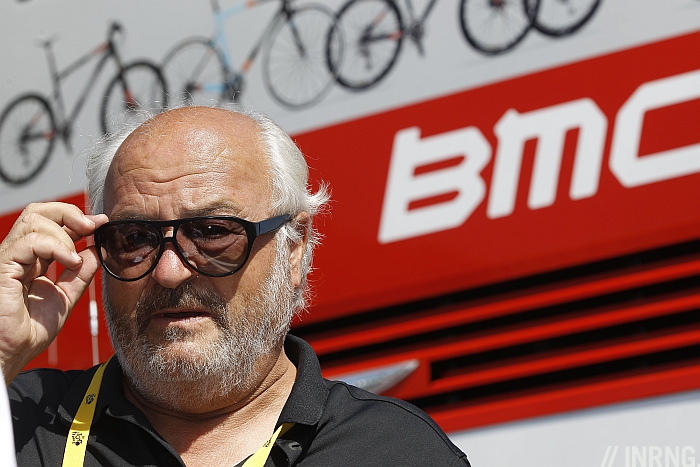 Photo: Andy Rihs BMC Racing is a more discreet figure. 