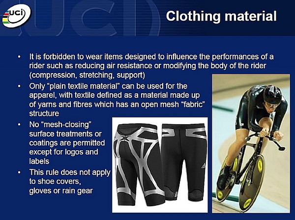 UCI clothing regulations