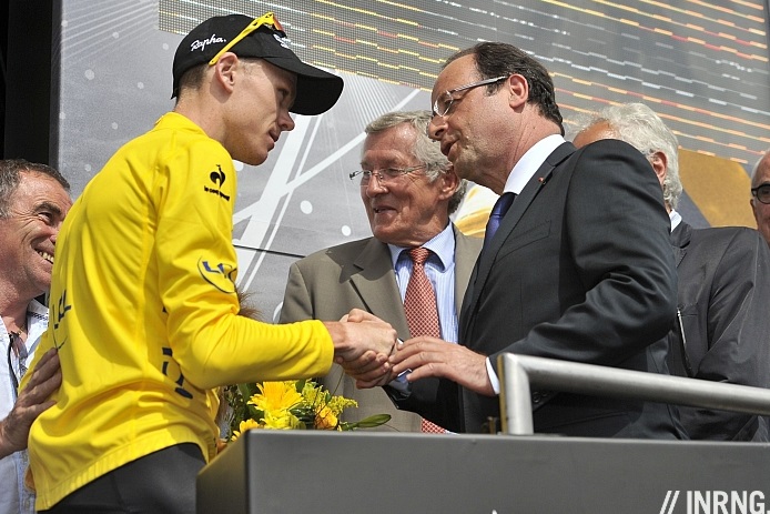 Chris Froome President Hollande