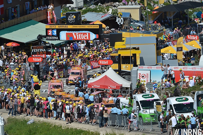 Tour de France arrival